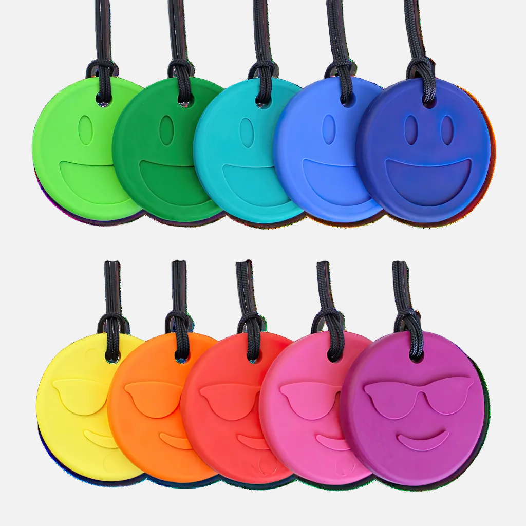 ark smiley face chewmoji chewelry