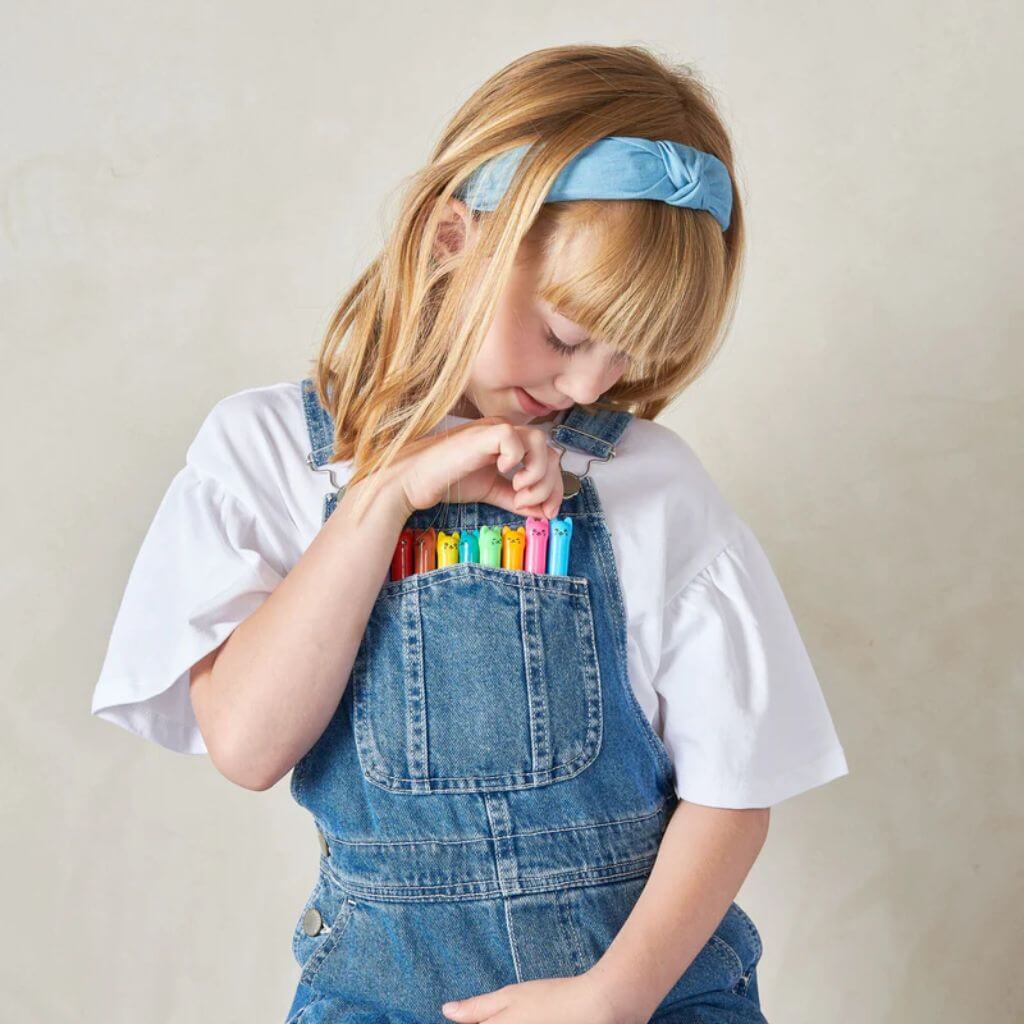 Cat Parade Twist Up Gel Crayons 12 pack Ooly