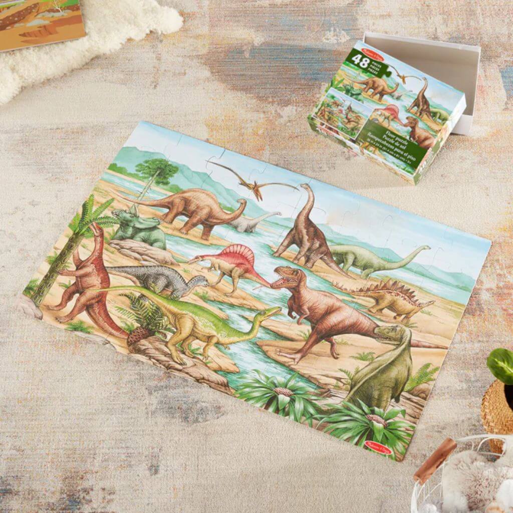 Dinosaurs Floor Puzzle 48 Pieces Melissa Doug