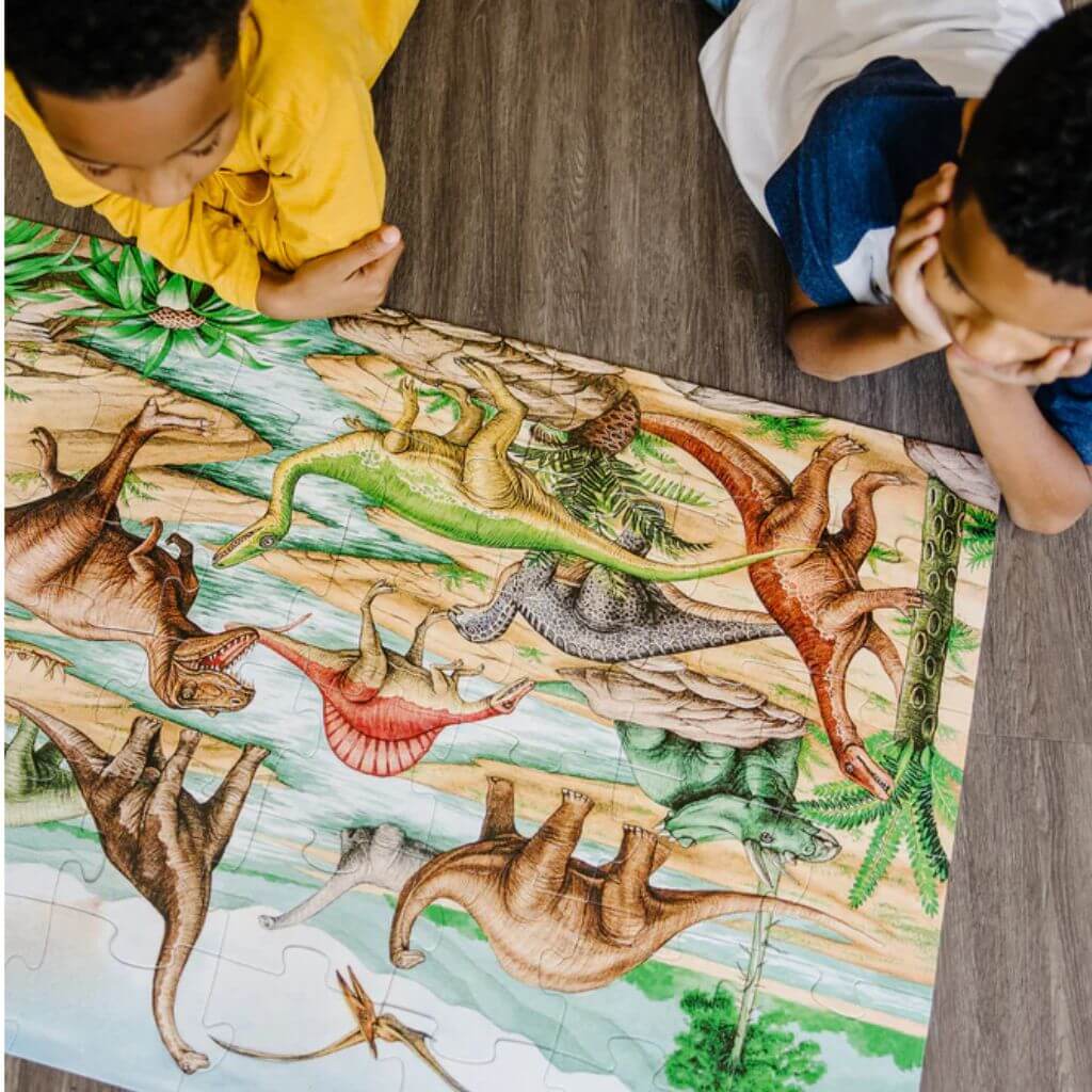 Dinosaurs Floor Puzzle 48 Pieces Melissa Doug