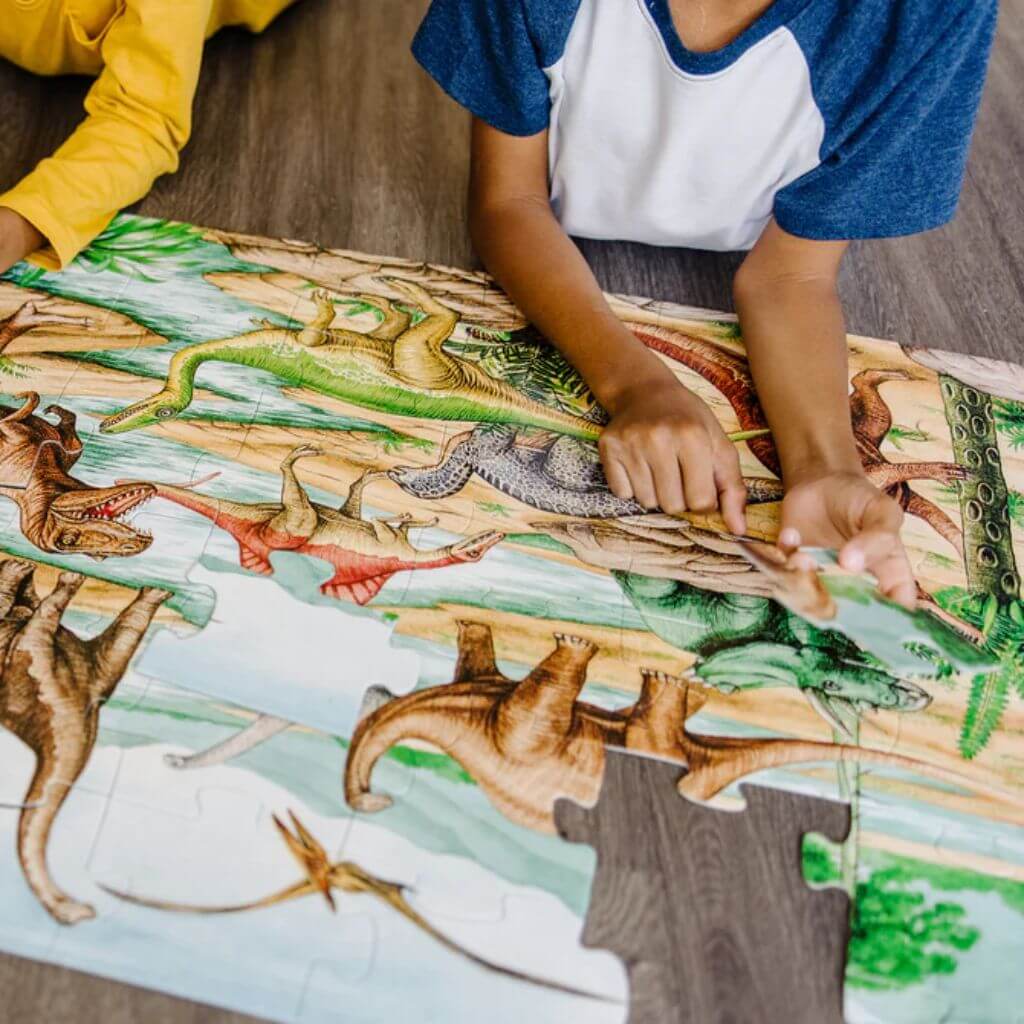Dinosaurs Floor Puzzle 48 Pieces Melissa Doug