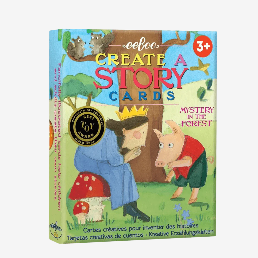 eeBoo Mistery in the Forest Create a Story Cards box on white background