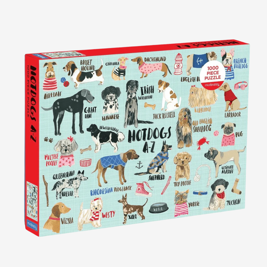 Hot Dogs 1000 Pieces Family Puzzle Mudpuppy