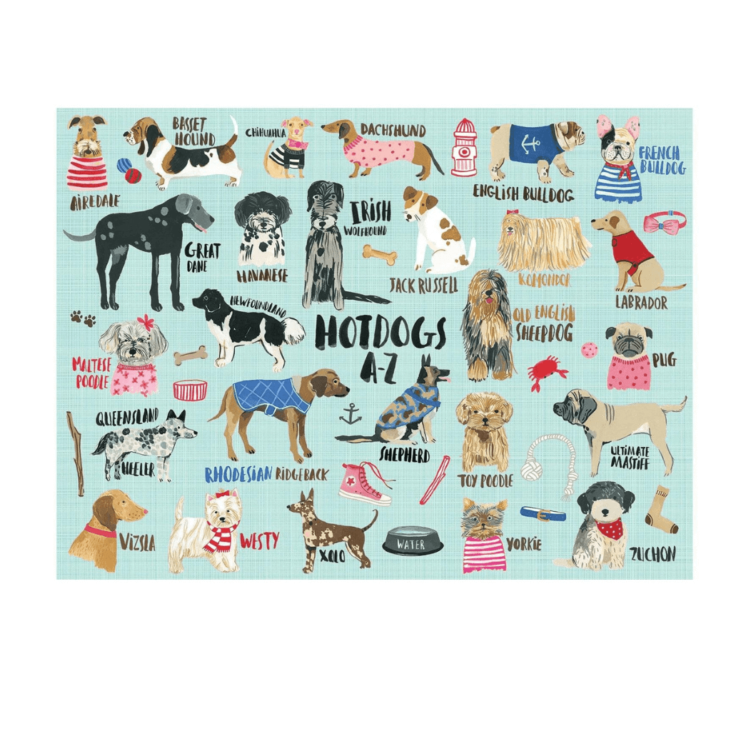 Hot Dogs 1000 Pieces Family Puzzle Mudpuppy