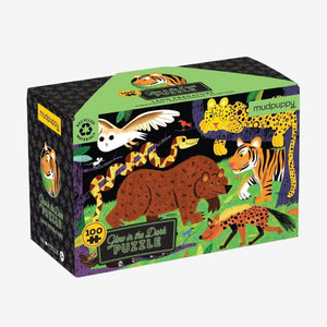 Buy Mudpuppy Land Predators Glow in the Dark Puzzle with 100 Pieces