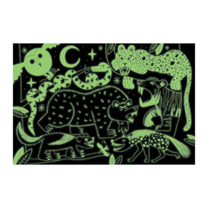 Buy Mudpuppy Land Predators Glow in the Dark Puzzle with 100 Pieces