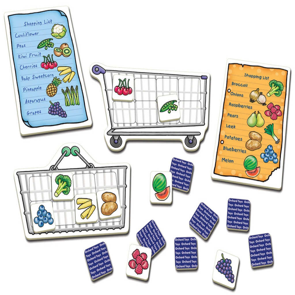 Orchard Toys Shopping List Game Extras Fruit & Veg