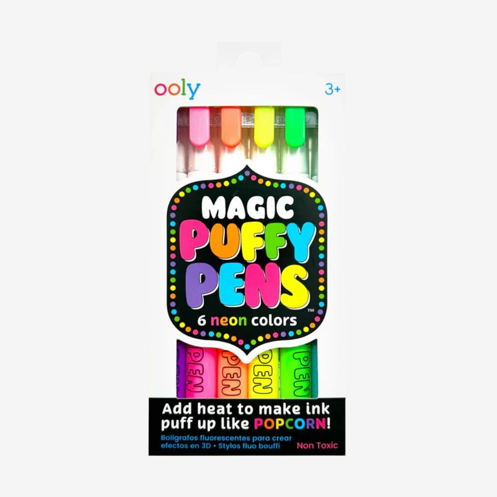 Magic Puffy Pens 6 pack Ooly