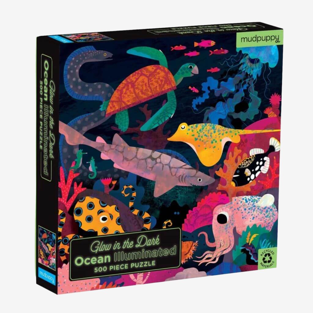 Ocean Illuminated Glow in the Dark Puzzle 500 Pieces Mudpuppy