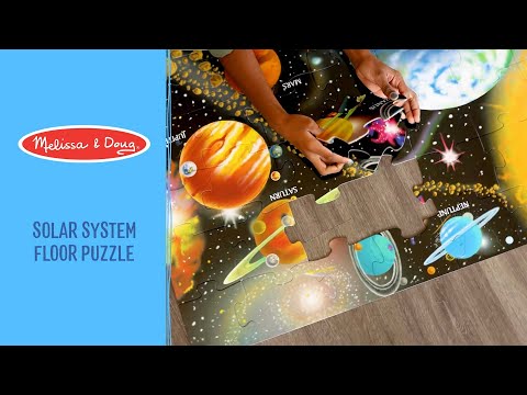 Solar System Floor Puzzle 48 Pieces Melissa Doug