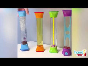 Calming Sensory Fidget Tubes Set of 4 by hand2mind  presentation video