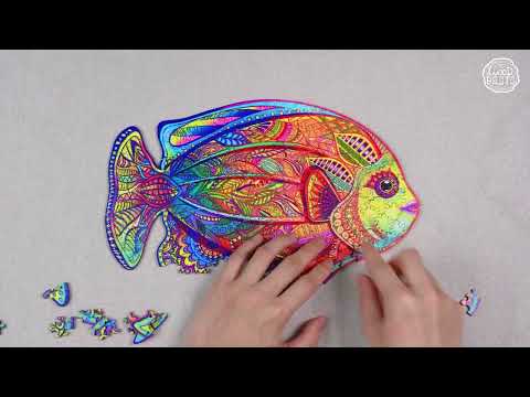 Fish wooden puzzle