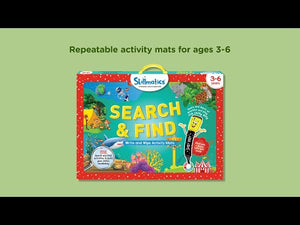 Watch and have fun playing Skillmatics Search and Find Write & Wipe Activity Mat activity game