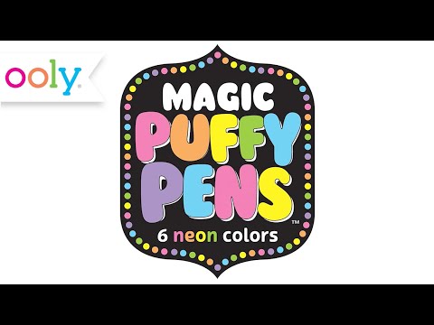 Magic Puffy Pens 6 pack Ooly