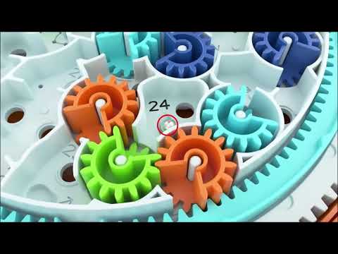 Gear maze puzzle toy