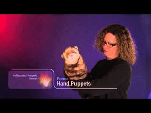 Folkmanis ferret hand puppet demo