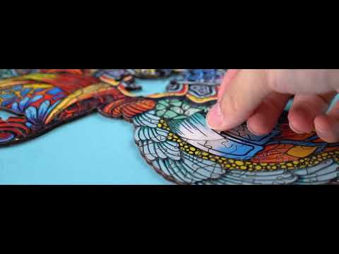 Turtle wooden puzzle