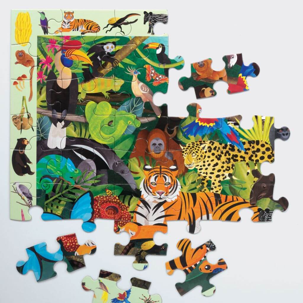 Rain Forest Search Find Puzzle 64 Pieces Mudpuppy