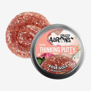 Buy Rose Gold Mini Thinking Putty by Crazy Aarons | The Sensory Stand