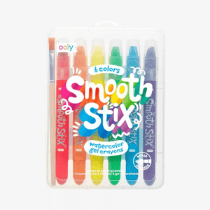 Smooth Stix Watercolour Gel Crayons 6 pack Ooly