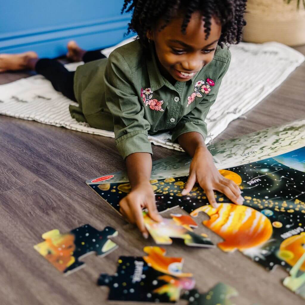 Solar System Floor Puzzle 48 Pieces Melissa Doug
