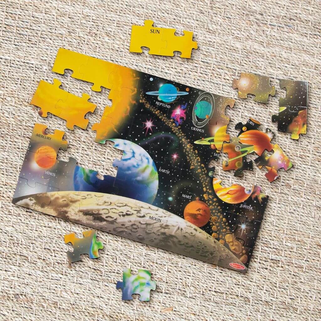 Solar System Floor Puzzle 48 Pieces Melissa Doug
