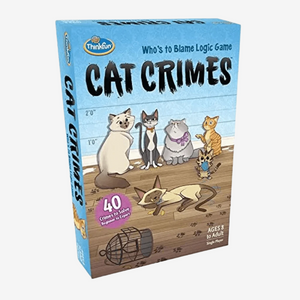 Solve the cat crime game with Think Fun Cat Crimes