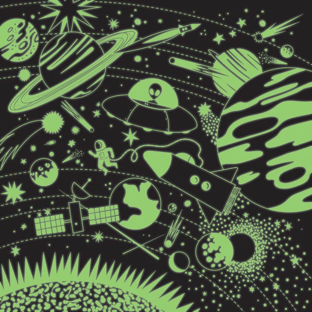 Space Illuminated Glow in the Dark Puzzle 500 Pieces Mudpuppy
