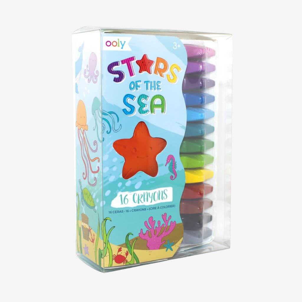 Stars of the Sea Crayons 16 pack Ooly