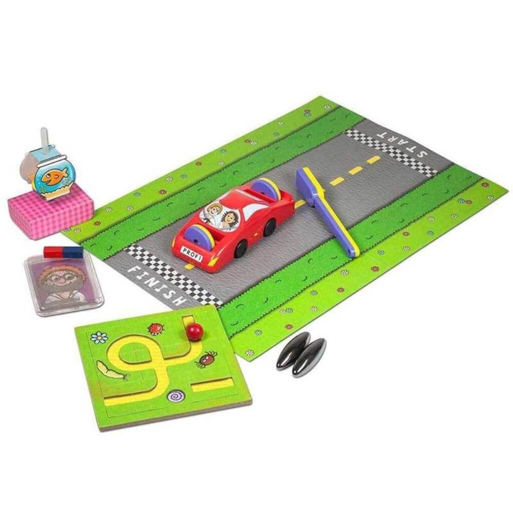 Toys inside Galt Magnetic Lab