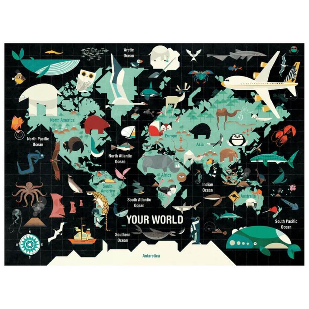 Your World 1000 Pieces Family Puzzle Mudpuppy