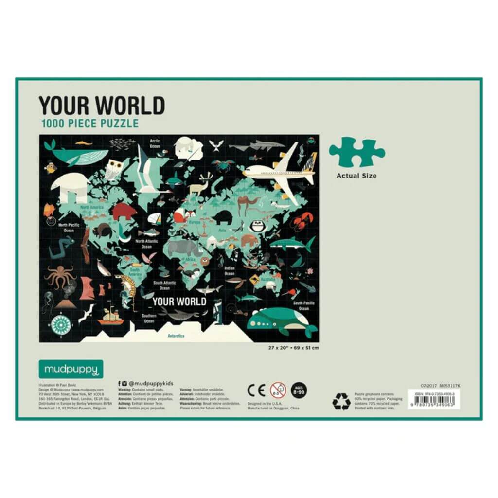 Your World 1000 Pieces Family Puzzle Mudpuppy