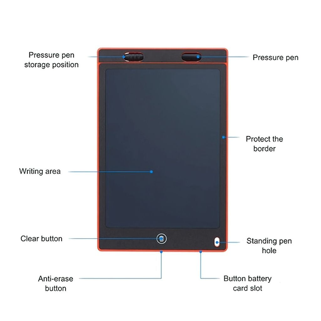 12 inch doddle board features