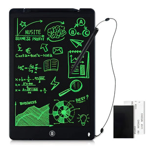 12 inch drawing tablet for kids black monocolor writing and drawing