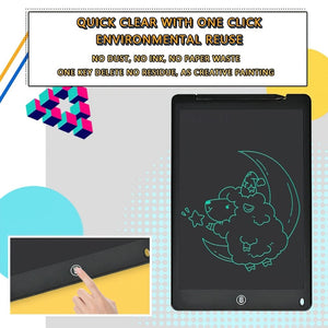 12 inch drawing tablet for kids delete button detail
