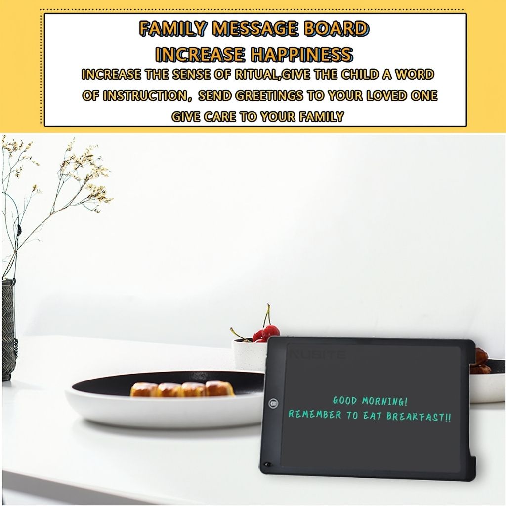 12 inch writing tablet for kids on a white table