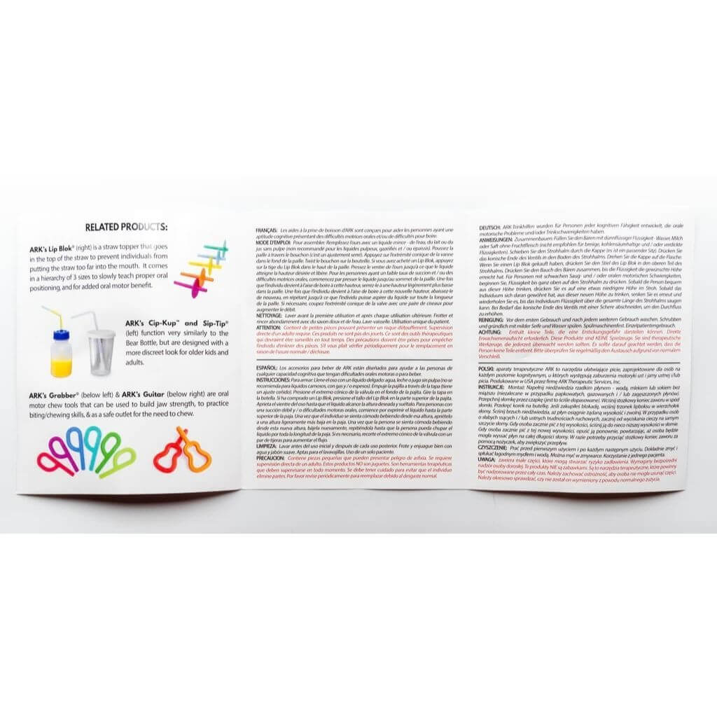 Ark bear bottle booklet 2