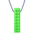 Ark's brick stick sensory necklace for anxiety in lime green medium xt toughness BRK100XTGrAW