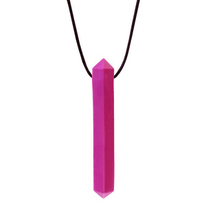 Ark's krypto bite chewable necklace in magenta standard toughness level GEM100MagAW