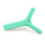 Ark's Y chew textured oral motor autism and adhd toy in turquoise xt medium toughness level YC100XTTurqAW