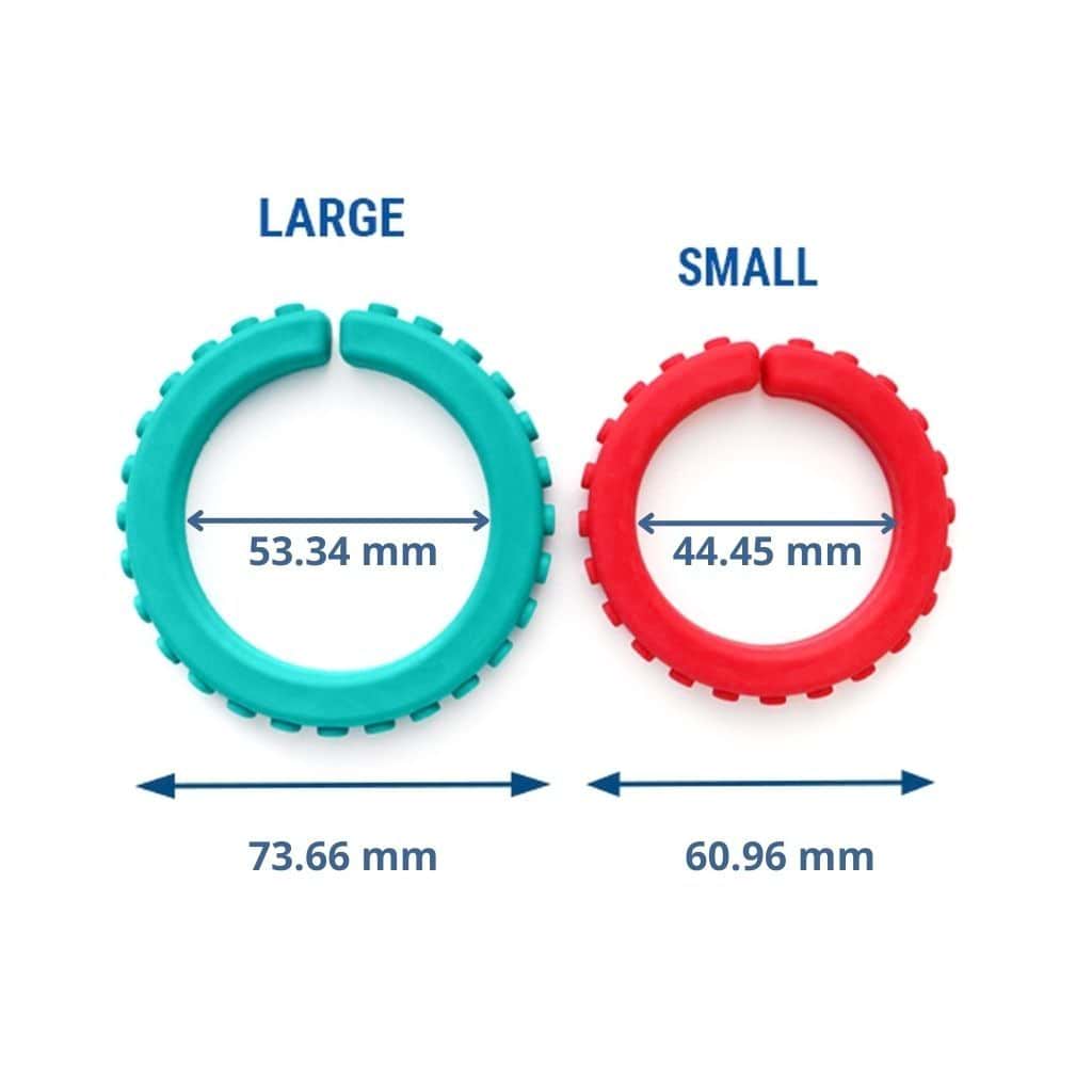 Ark Therapeutic Chew Bracelet for Toddler with Dimensions