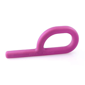 Ark's grabber the original sensory chew toy for autism in magenta standard toughness level