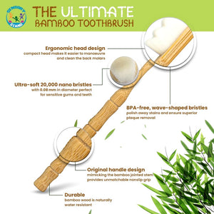 Main features of bamboo toothbrush Australia