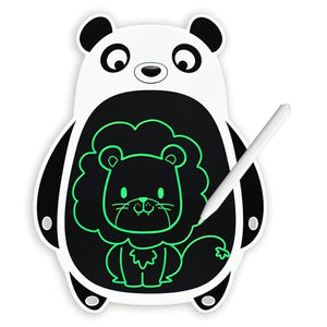 Cartoon animals doodle pad 8.5 inch panda monocolor writing and drawing