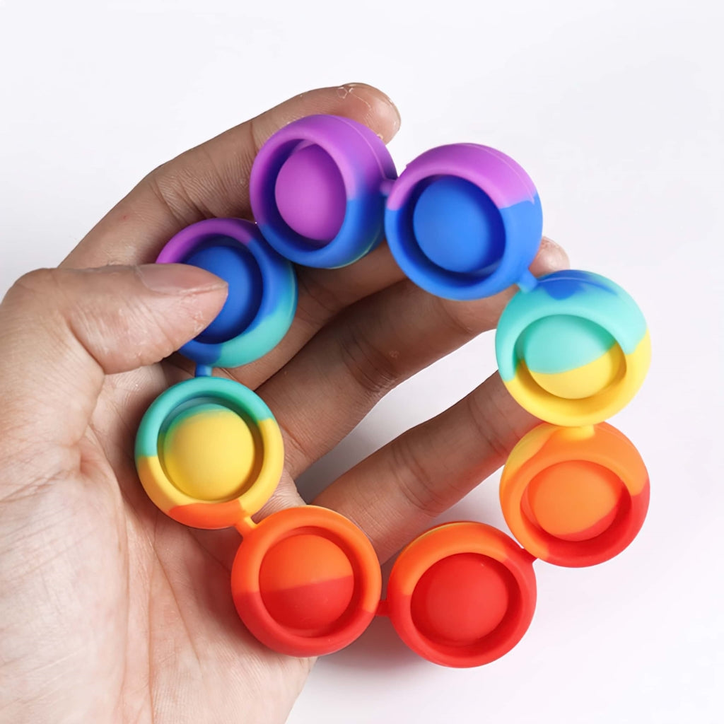 Fidget bracelet pop it rainbow