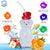 Honey bear bottle by Ark Therapeutic on white background with fruits