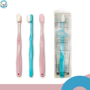 Kids toothbrush soft bristles pink and blue