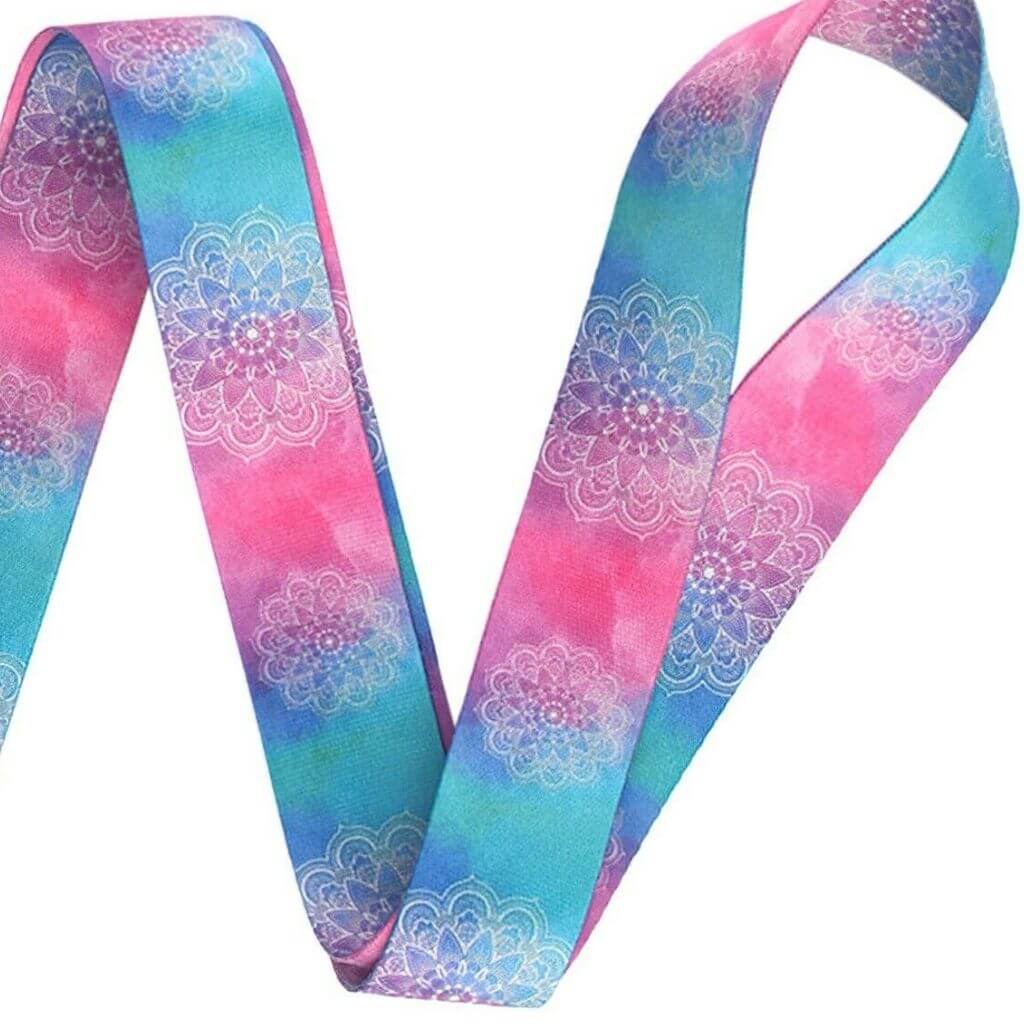 Lanyard for teacher mandala close up