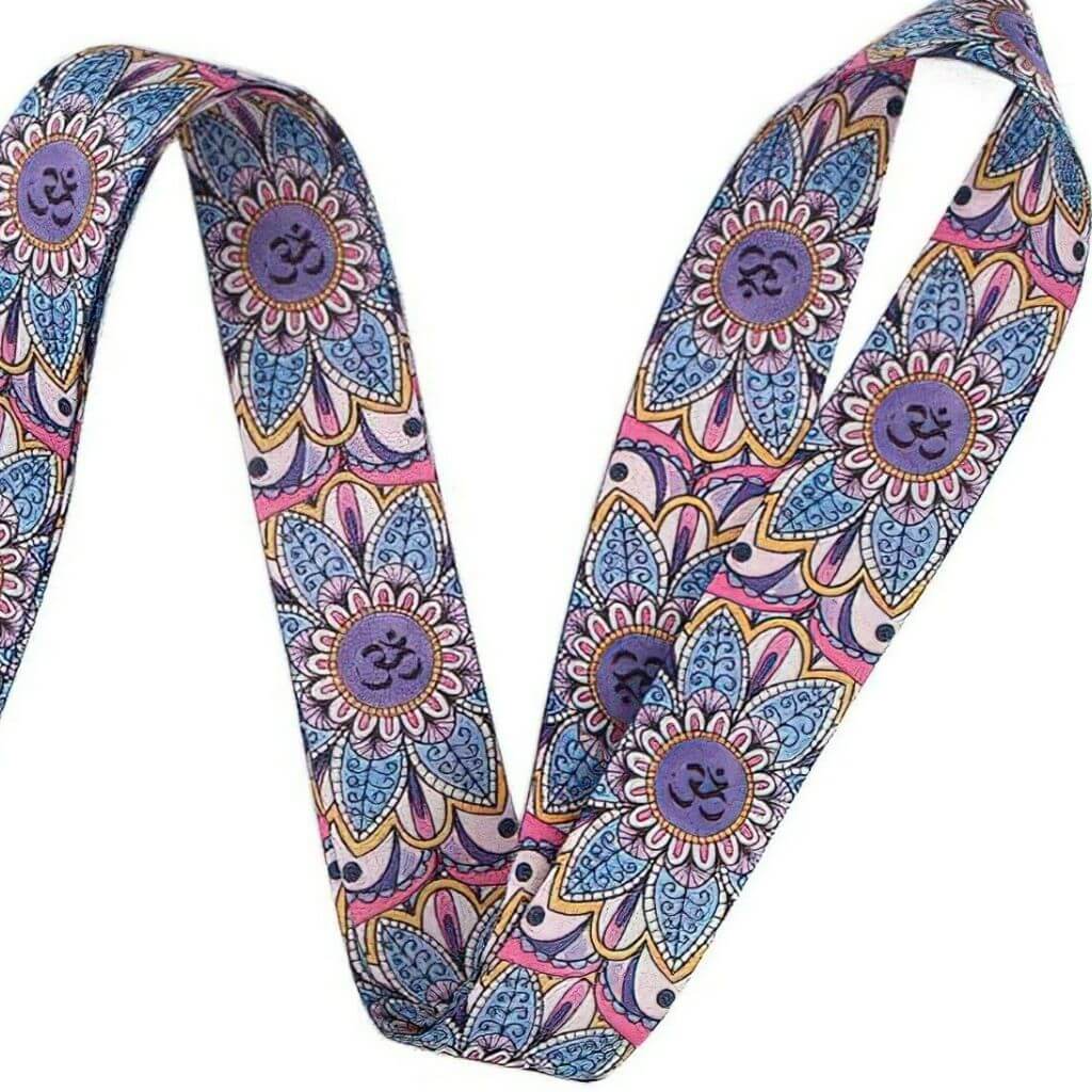 Lanyard for teacher mandala om close up