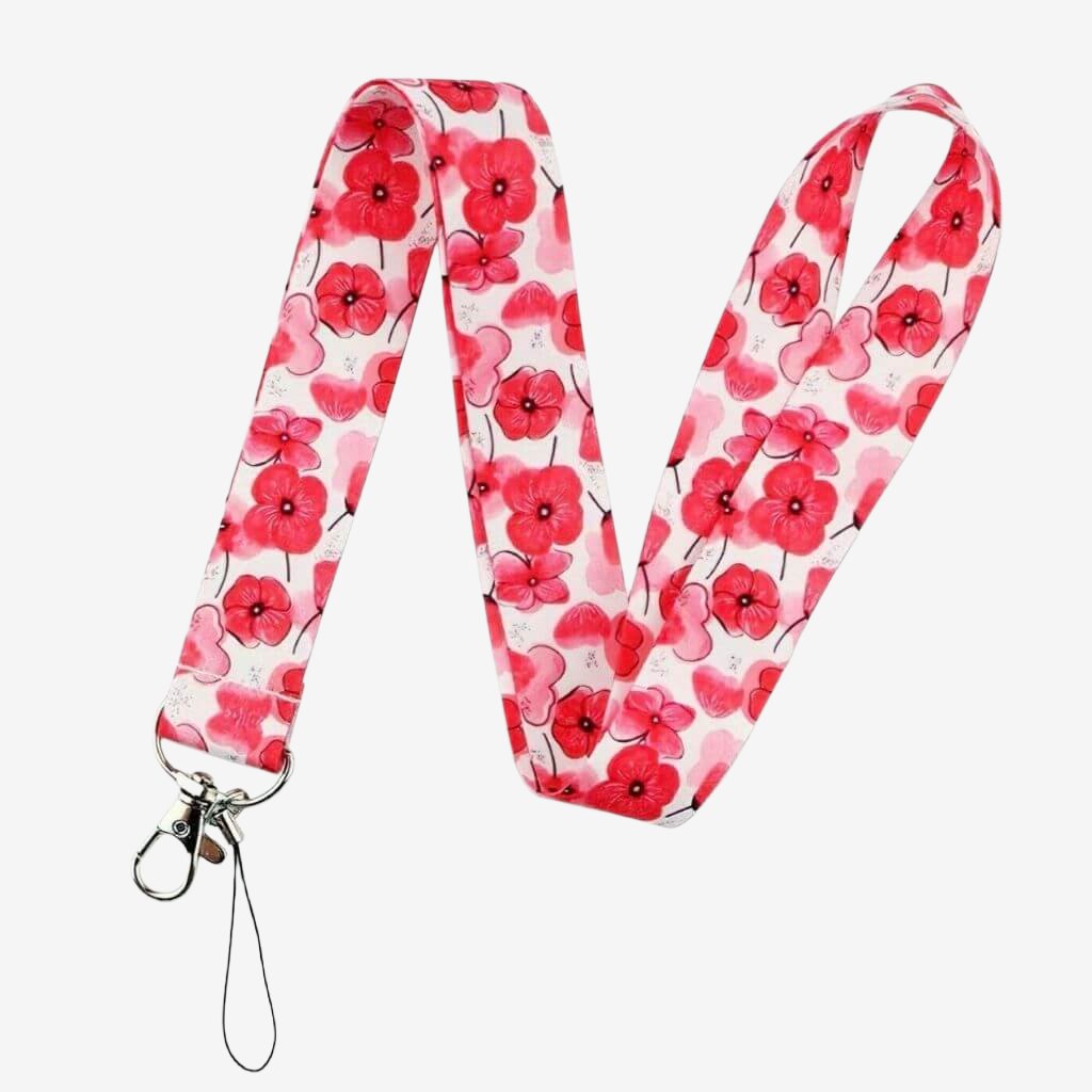  Lest We Forget poppy lanyard